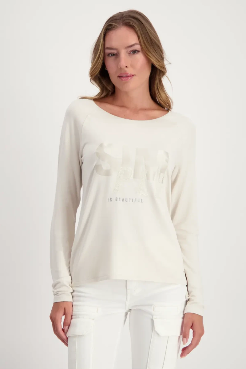 Monari Shirt mit Satin Print Letzte 3 Tage