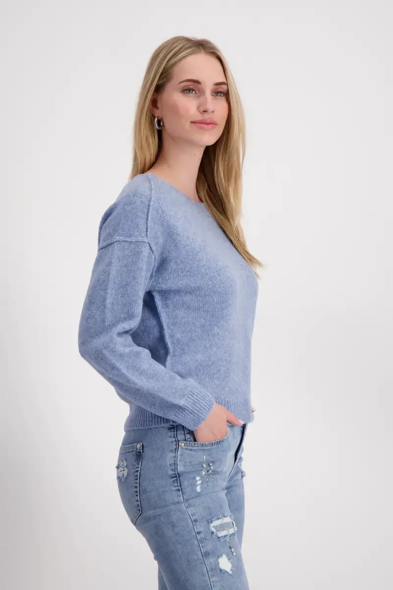 Monari Strickpullover mit Außennähten Zeitbegrenzte Promotion