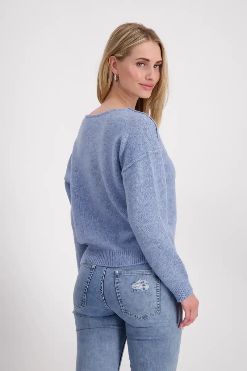 Monari Strickpullover mit Außennähten Zeitbegrenzte Promotion