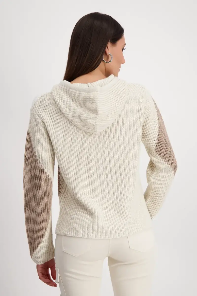 Monari Kapuzenpullover mit Rauten Bis zu 50% Rabatt