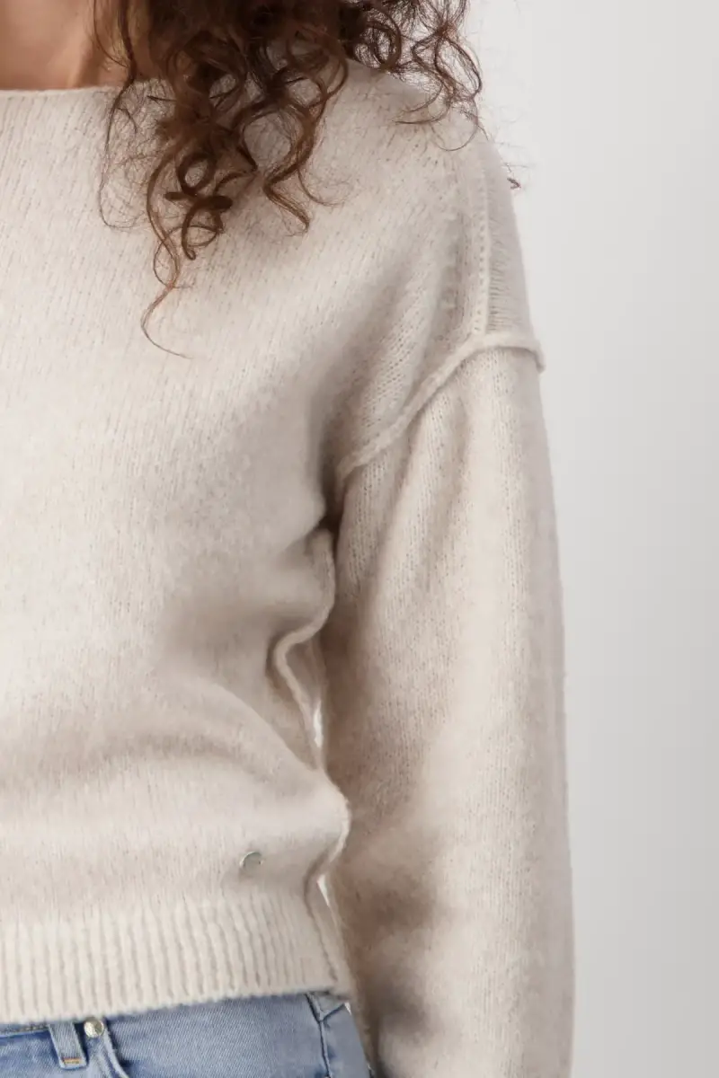 Monari Strickpullover mit Außennähten Bis zu 65% Rabatt