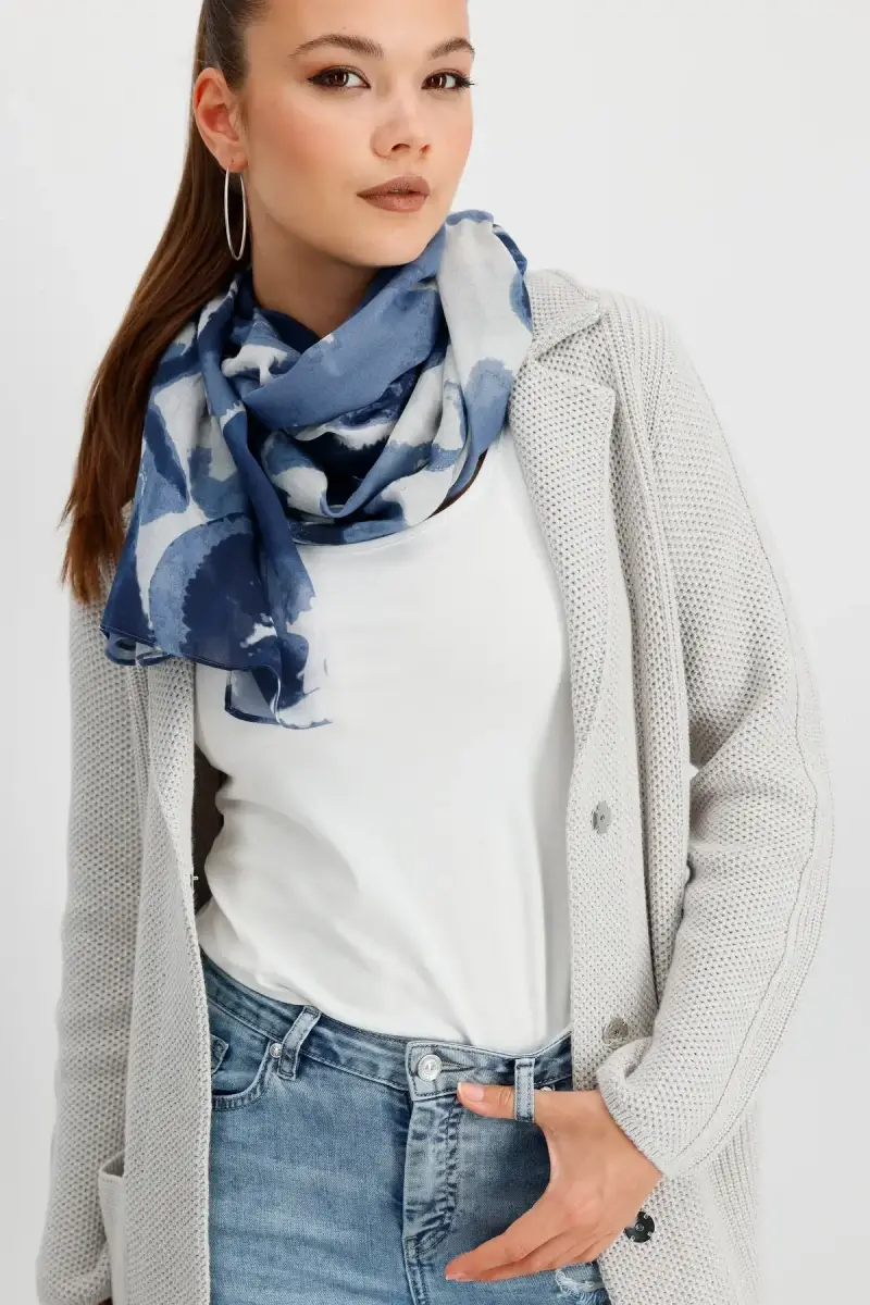 Monari Schal mit Blumenmuster Discount Store für neue Produkte