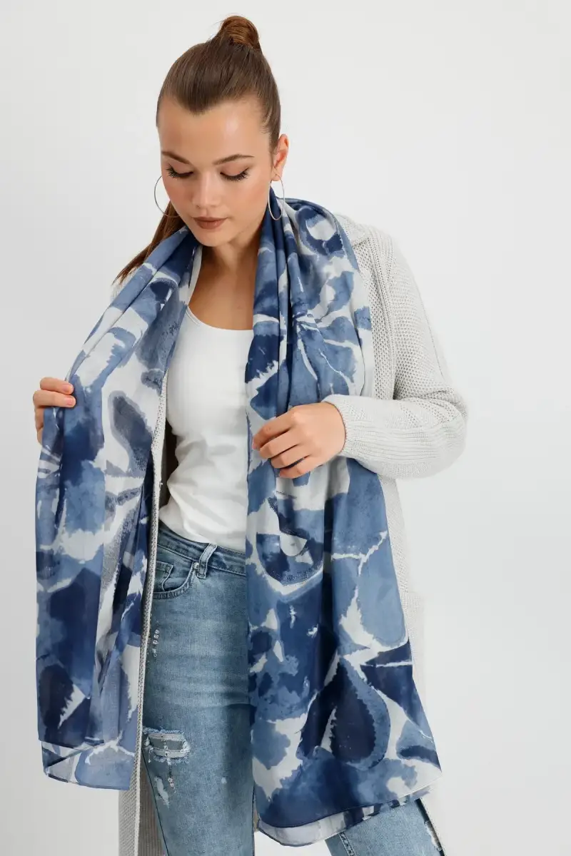 Monari Schal mit Blumenmuster Discount Store für neue Produkte