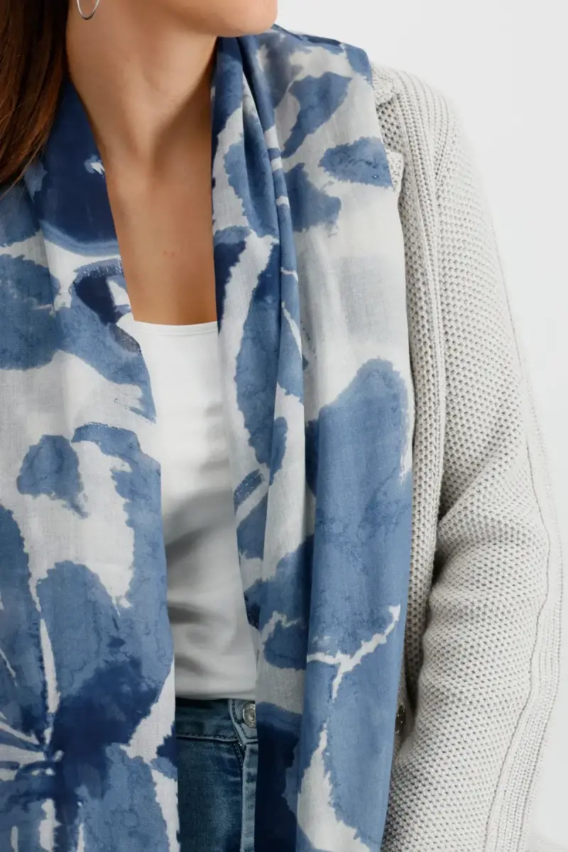 Monari Schal mit Blumenmuster Discount Store für neue Produkte