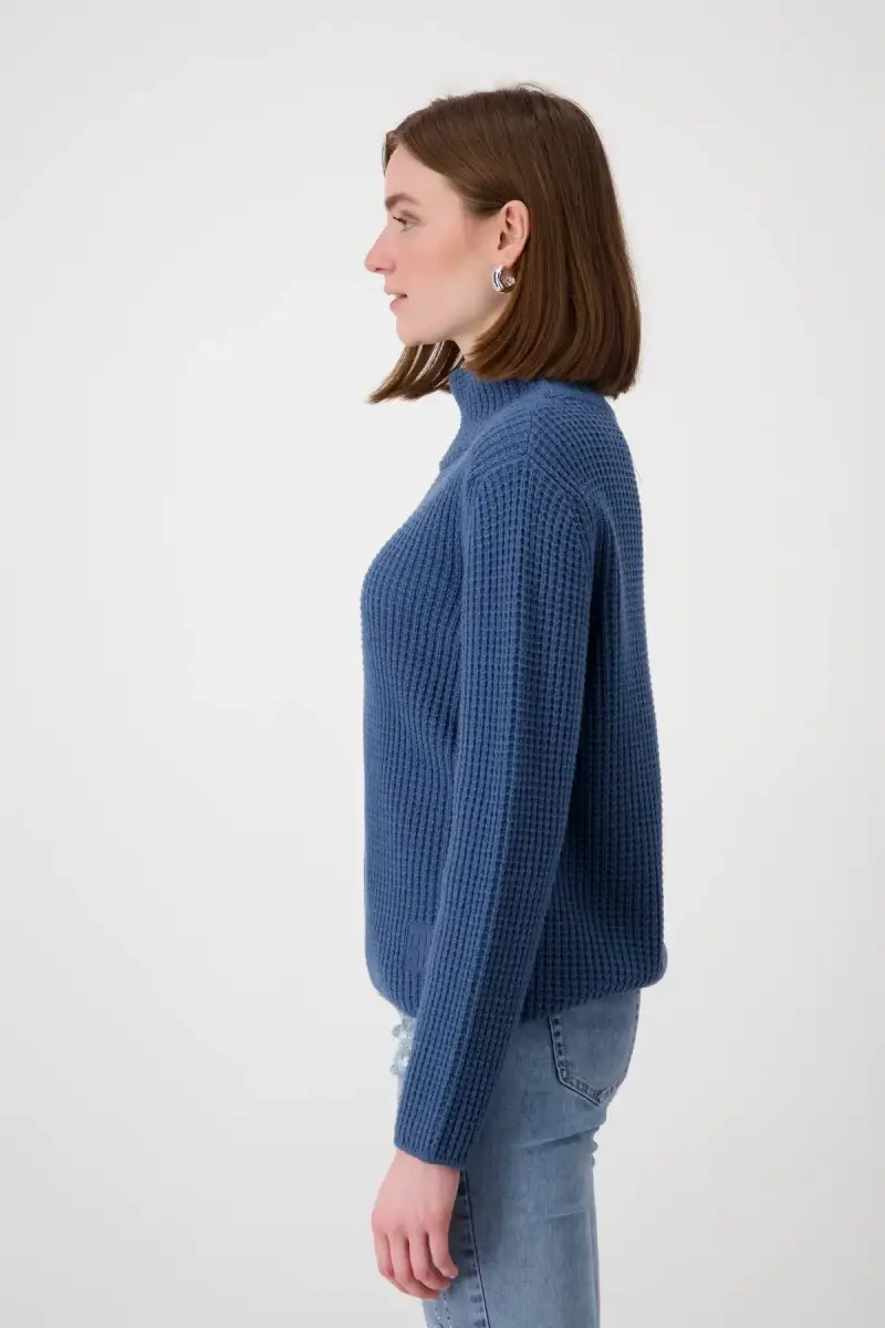 Monari Strickpullover mit Stehkragen Nur noch ein Tag übrig