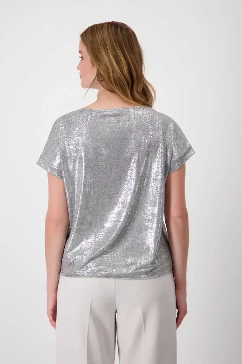 Monari Glänzendes T-Shirt 50% Rabatt mit kostenlosem Versand