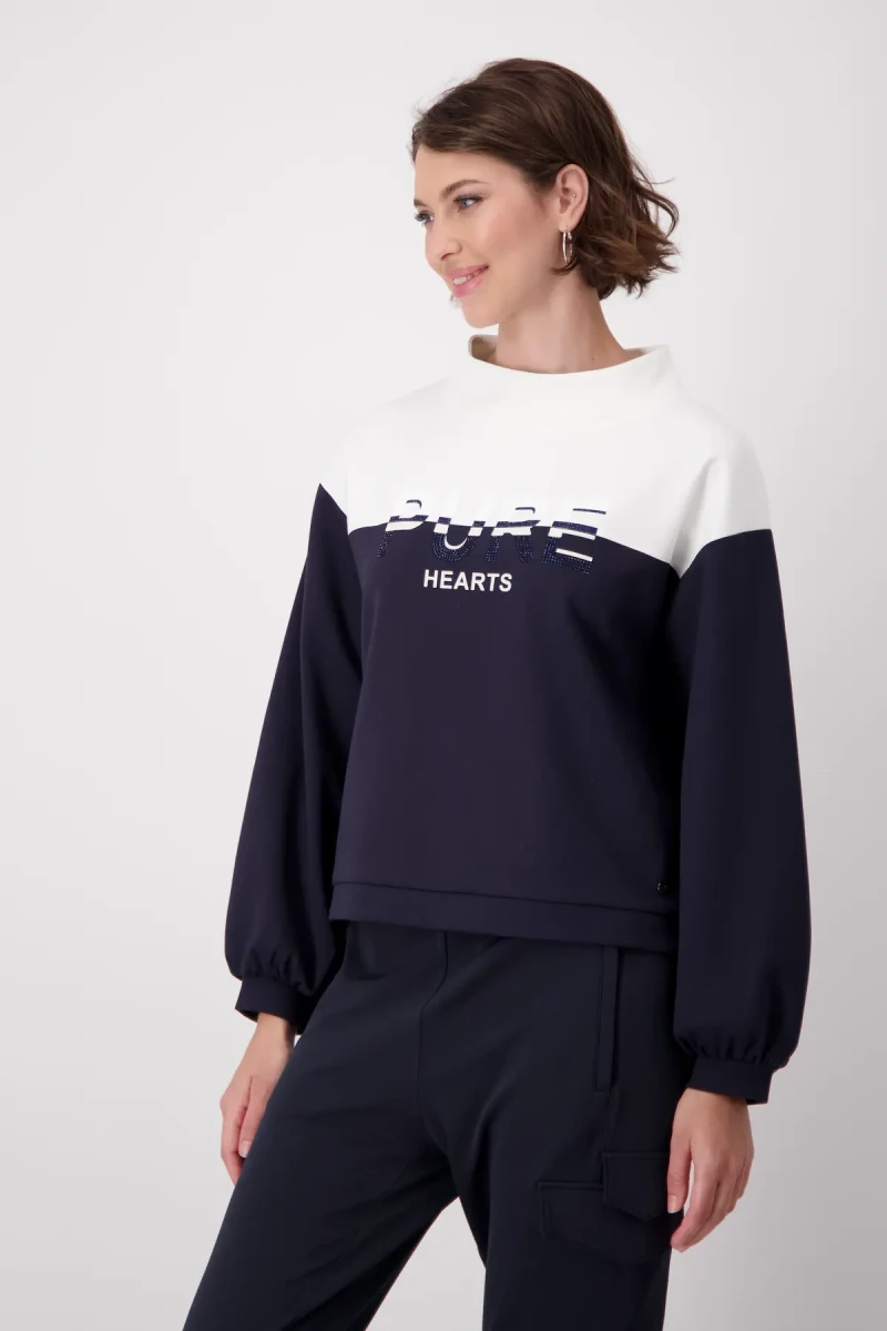 Monari Pure Colorblock Sweatshirt Kostenloser Versand international