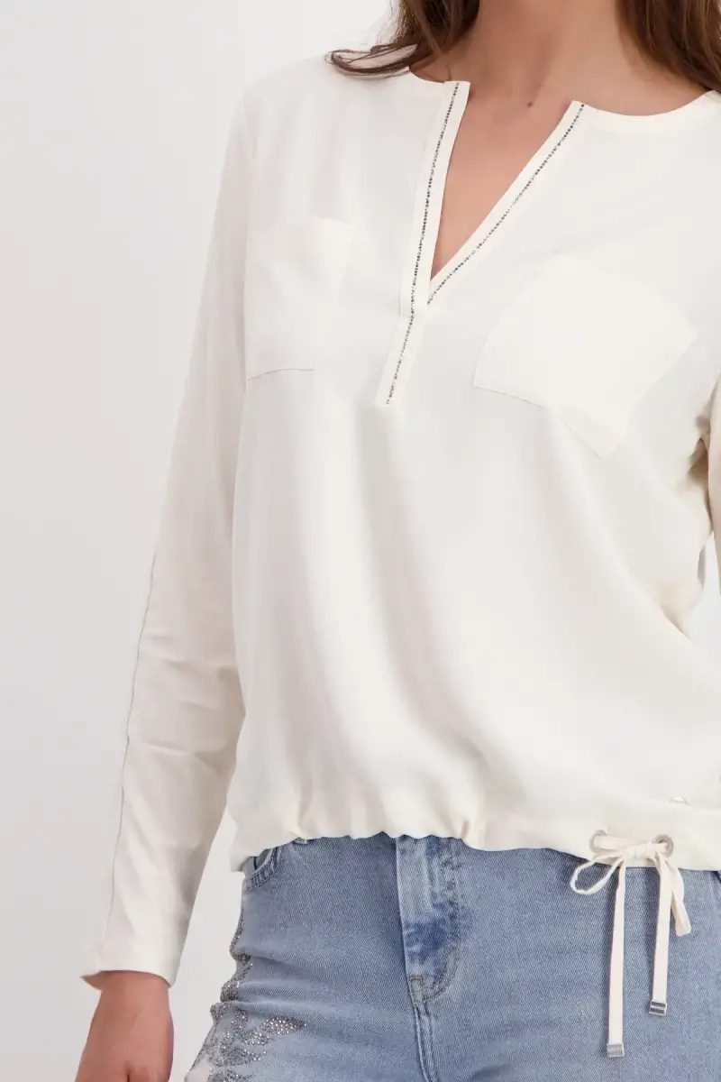 Monari Blusenshirt mit Strasssteine Rabatte dieses Monats