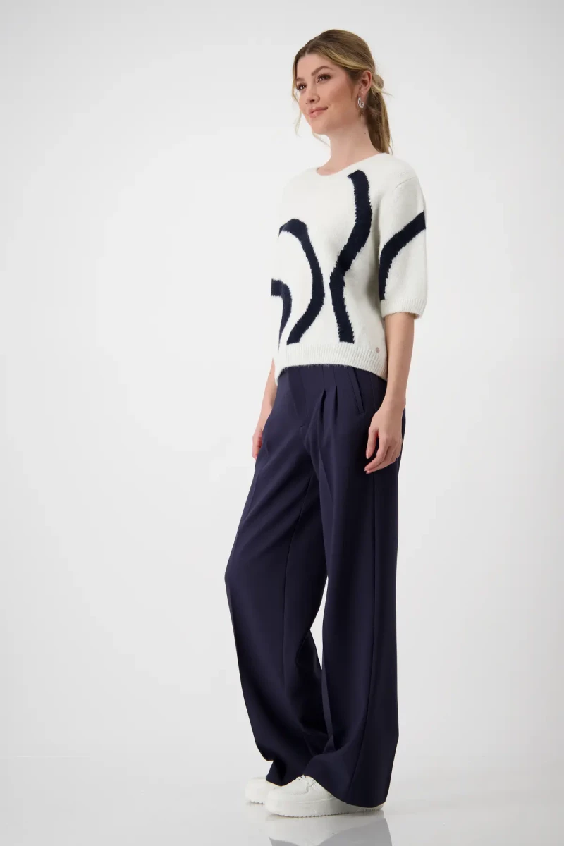 Monari Wide Leg Hose Schlussverkauf