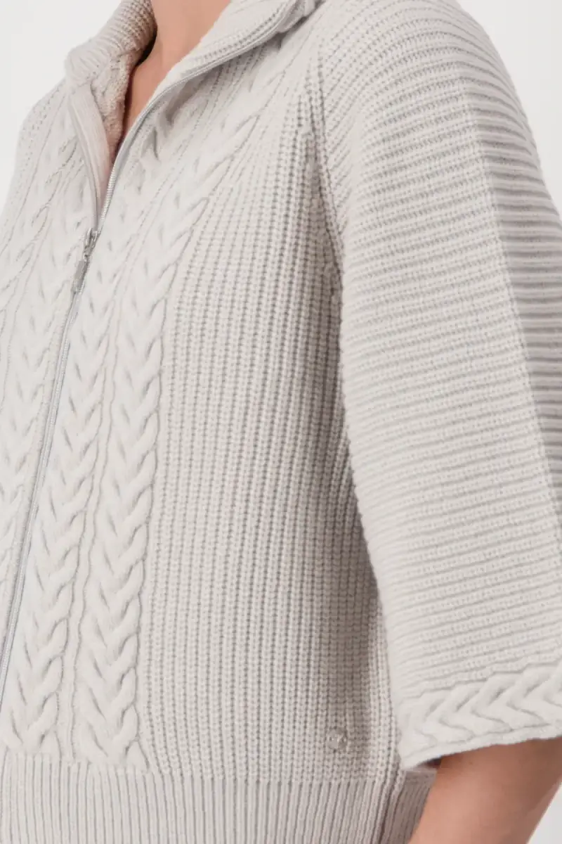Monari Strickjacke mit weiten Ärmeln Fabrik Onlineshop