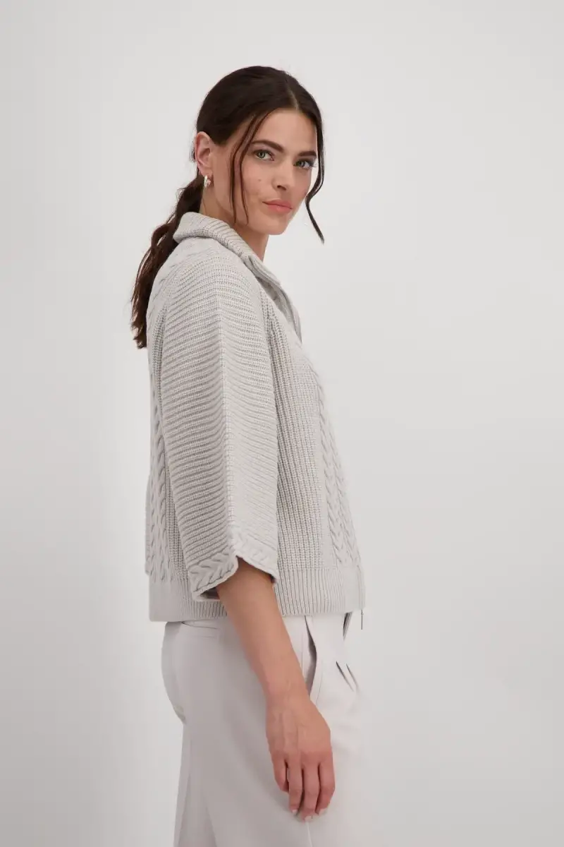 Monari Strickjacke mit weiten Ärmeln Fabrik Onlineshop