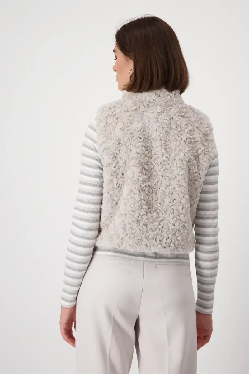 Monari Cropped-Weste mit Taschen Sonderangebot