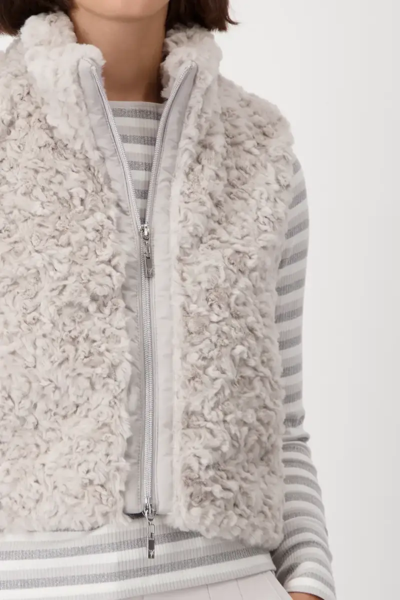 Monari Cropped-Weste mit Taschen Sonderangebot