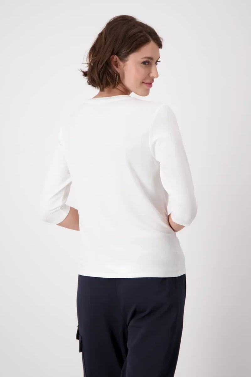 Monari Shirt mit Emblem Print Versandkostenfrei