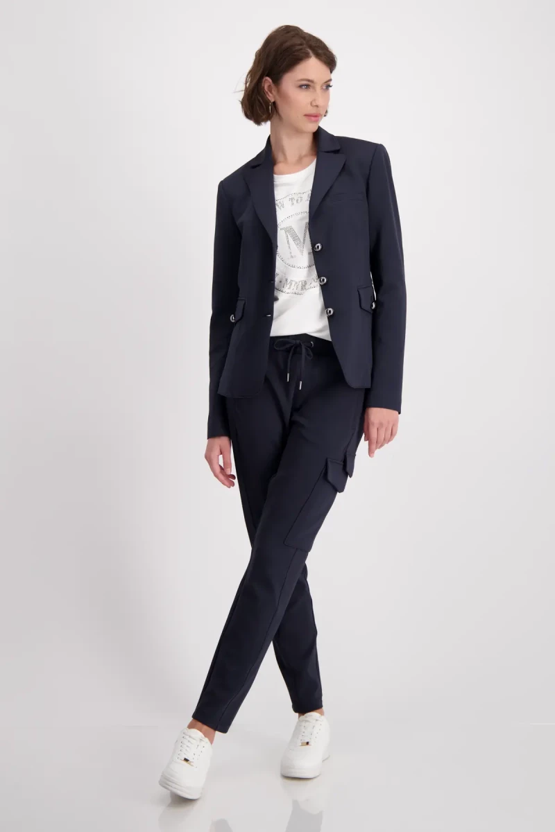 Monari Shirt mit Emblem Print Versandkostenfrei