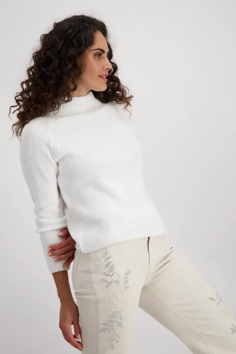 Monari Basic Stehkragen Pullover Flash Sale