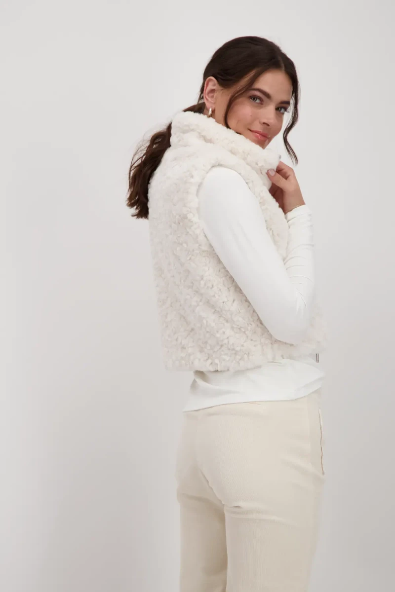Monari Cropped-Weste mit Taschen Preisnachlass