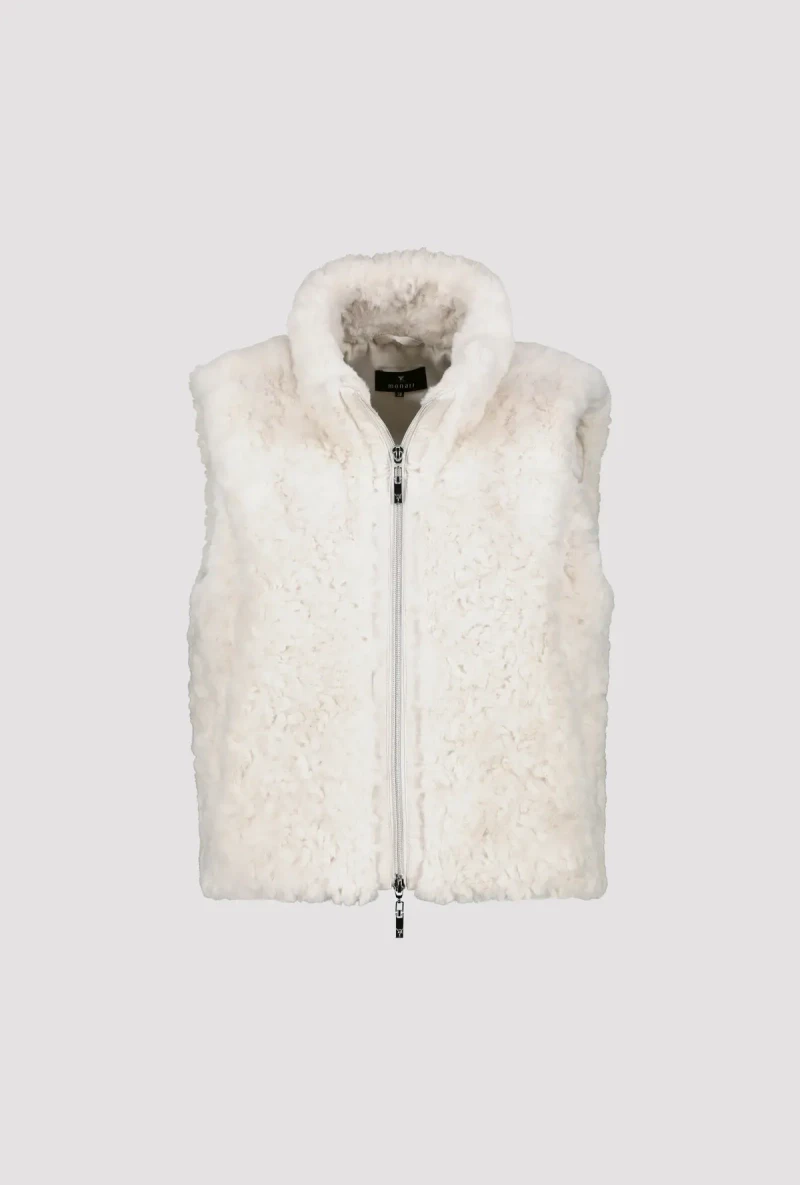 Monari Cropped-Weste mit Taschen Preisnachlass
