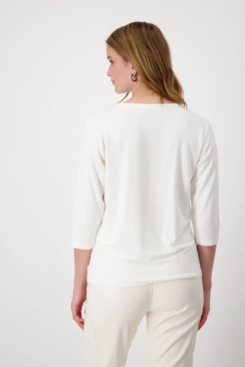 Monari Shirt mit Frauenprint und Strass Cyber Monday