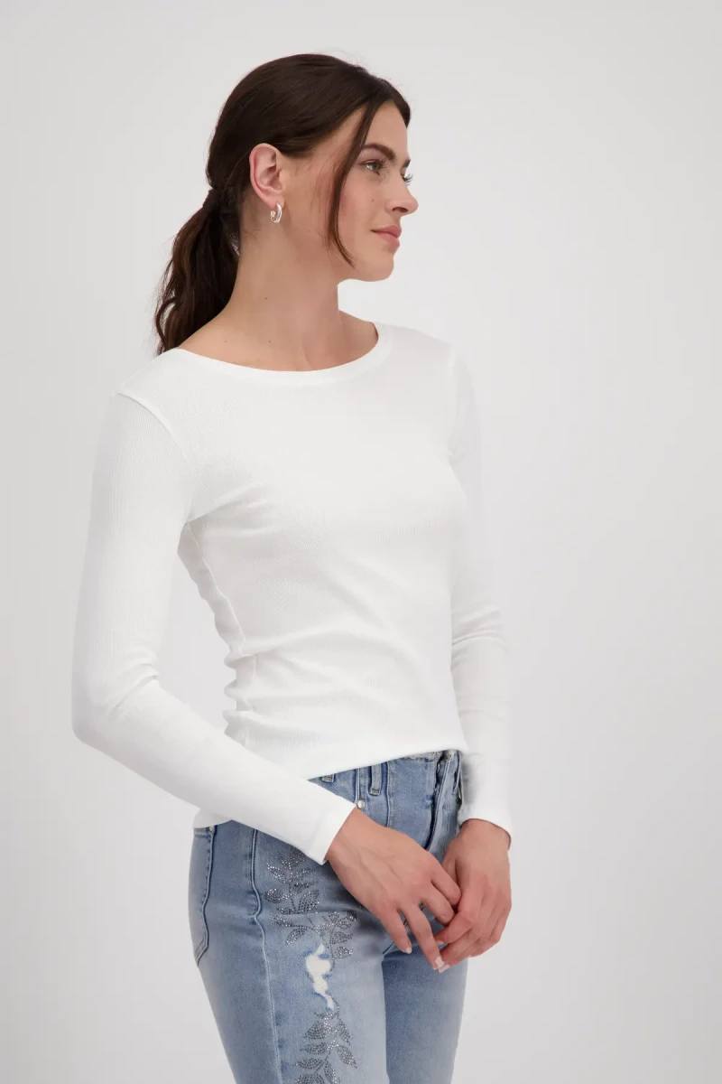 Monari Basic Shirt aus Pima Baumwolle Valentinstagsangebot