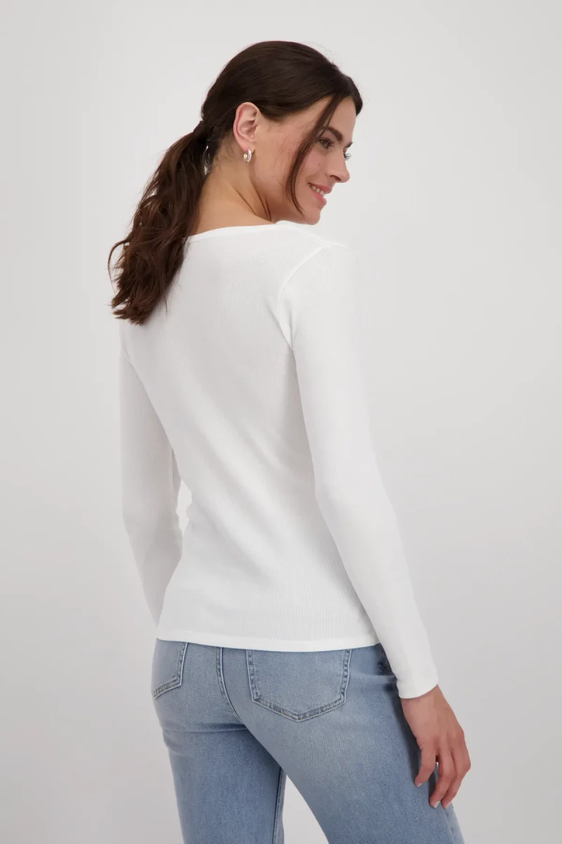 Monari Basic Shirt aus Pima Baumwolle Valentinstagsangebot