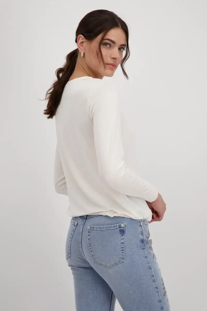 Monari Blusenshirt mit Schmucktasche Große Rabatte