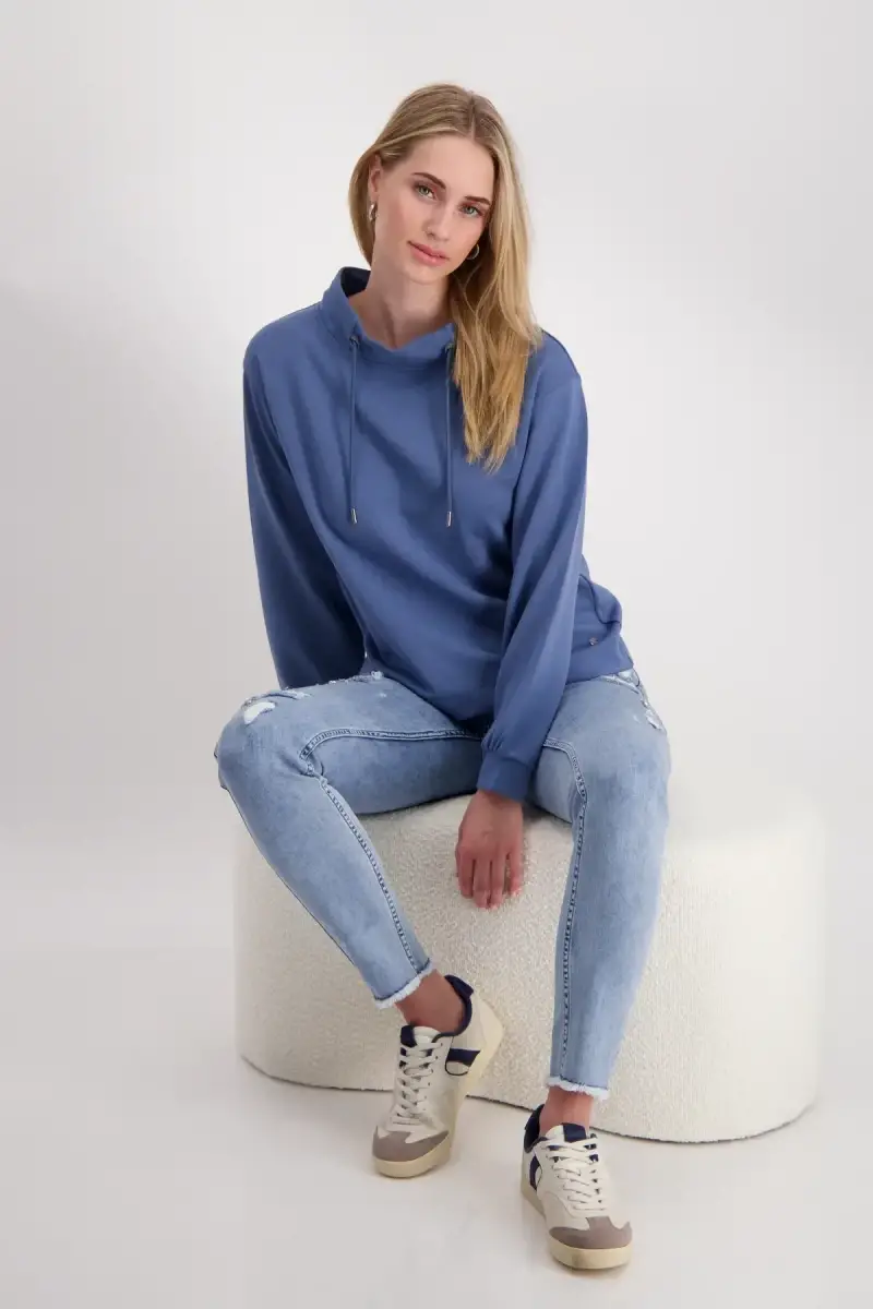 Monari Sweatshirt mit Stehkragen Bestseller