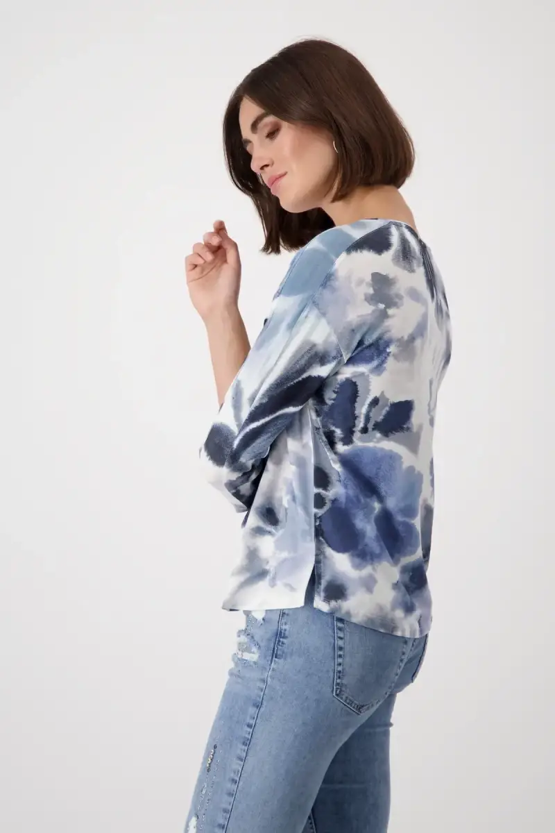 Monari Shirt mit Blumenmuster Tägliche Deals