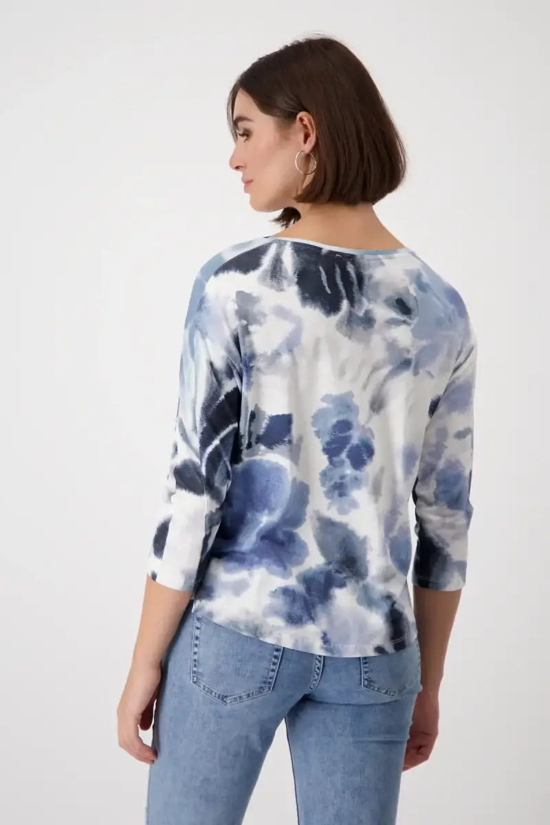 Monari Shirt mit Blumenmuster Tägliche Deals