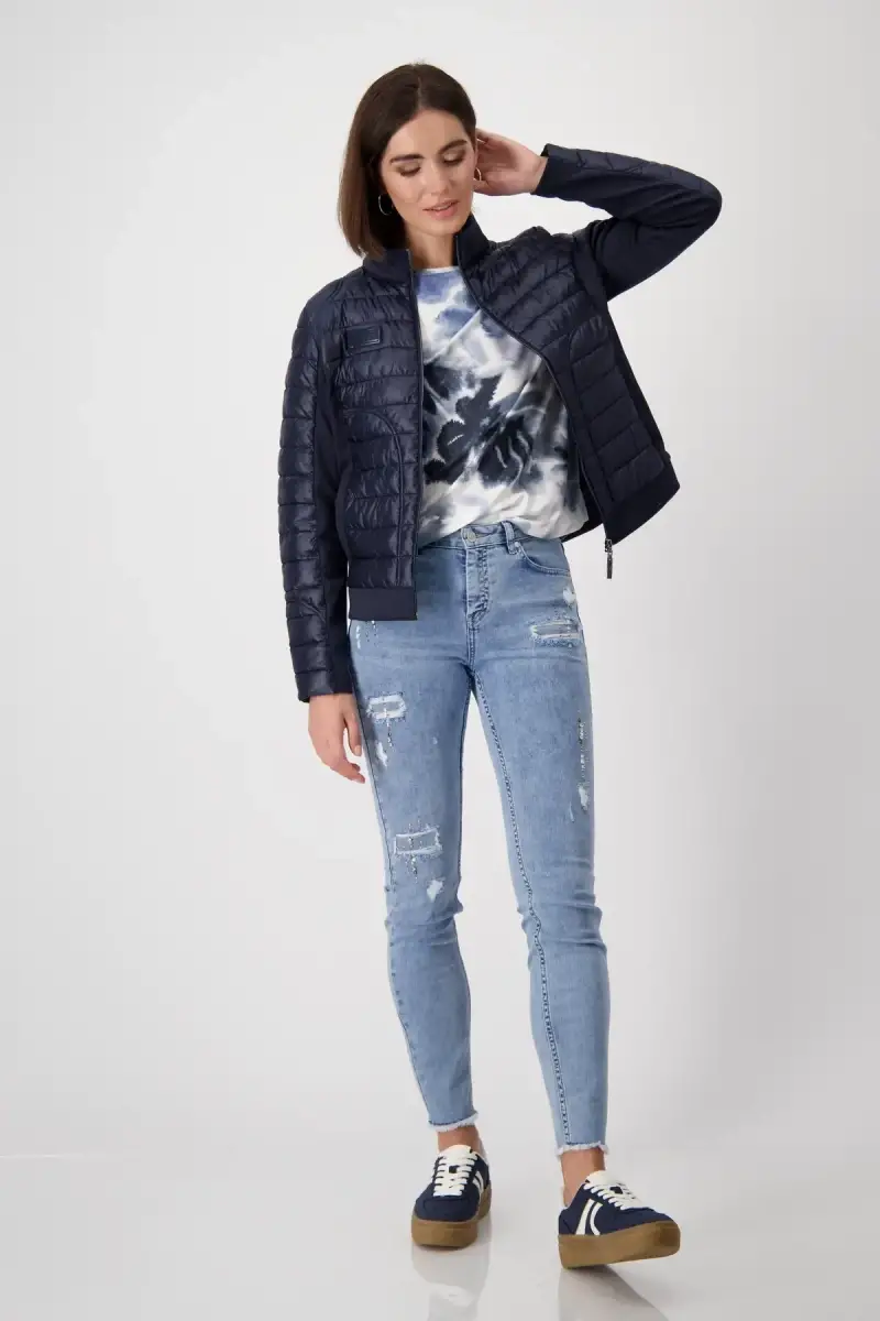 Monari Shirt mit Blumenmuster Tägliche Deals