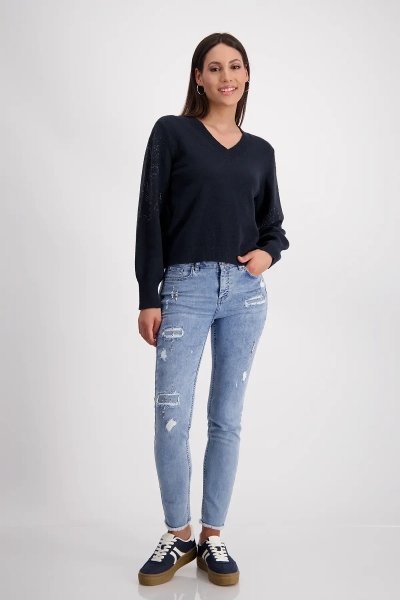 Monari Wendepullover mit Schmuck