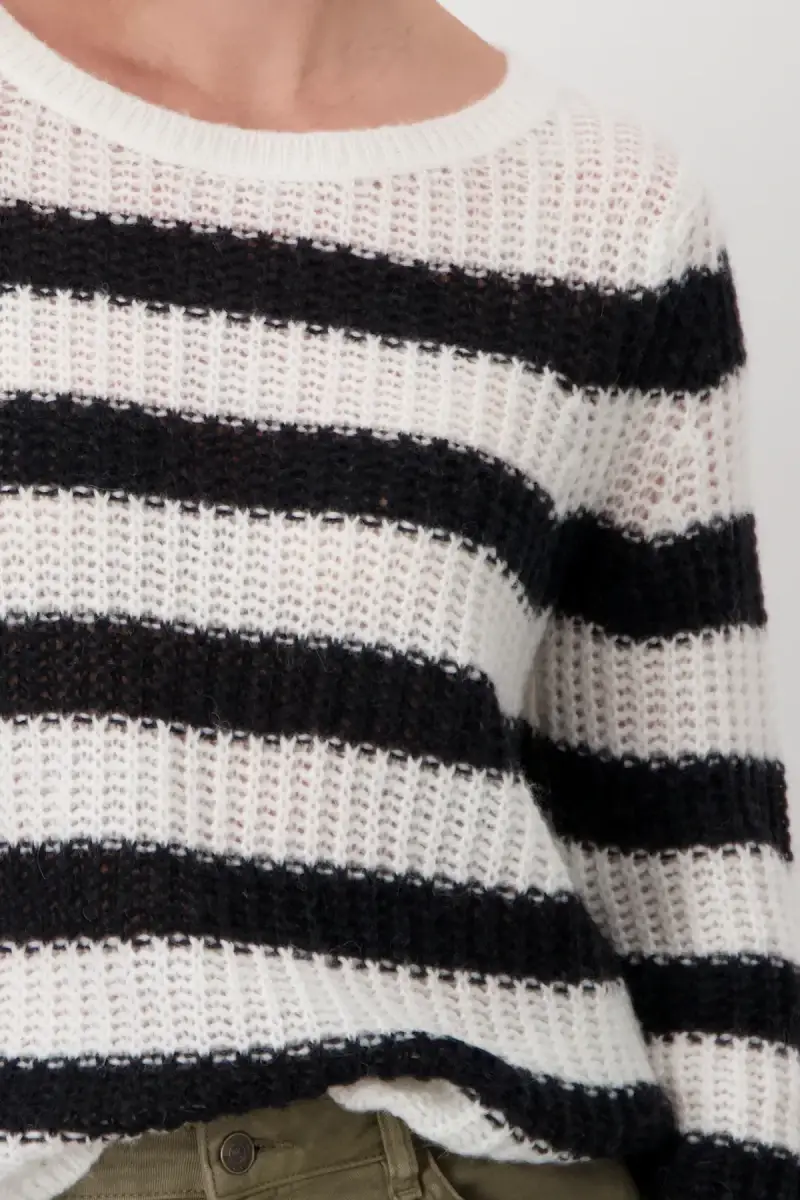 Monari Pullover mit Ringelmuster Letzte 3 Tage
