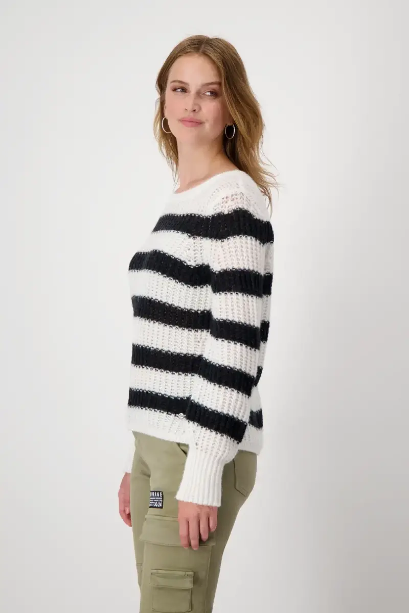 Monari Pullover mit Ringelmuster Letzte 3 Tage