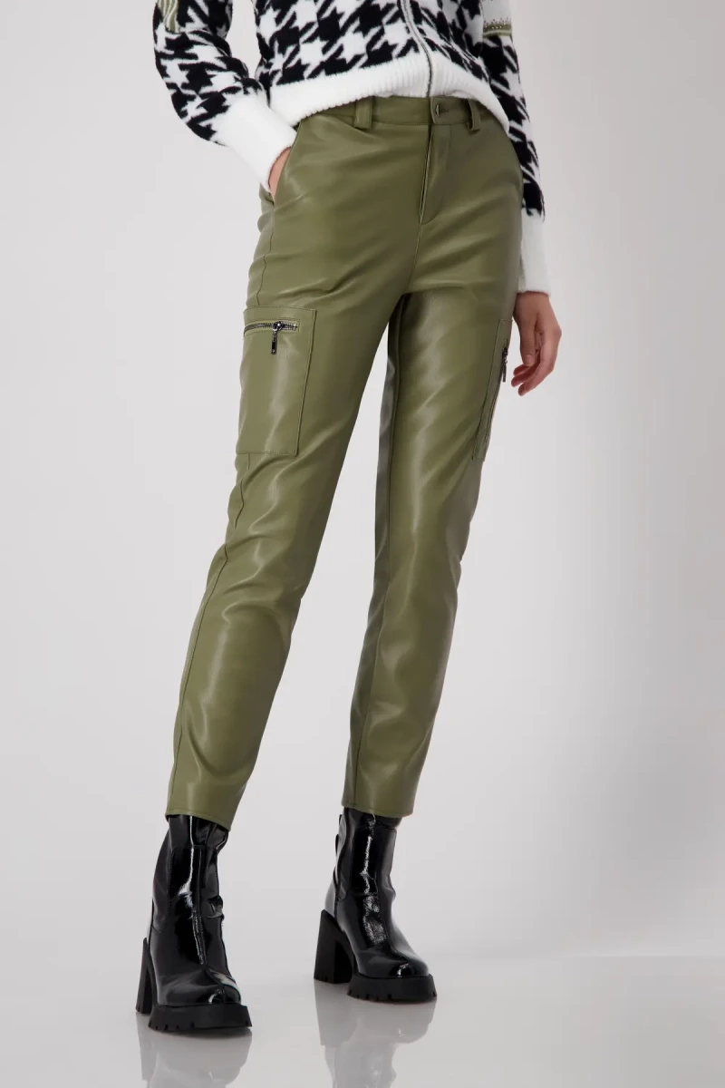 Monari Lederimitat Hose Zeitbegrenzte Promotion