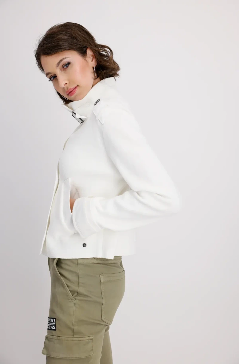 Monari Kurze Trench Strickjacke Nur noch ein Tag übrig