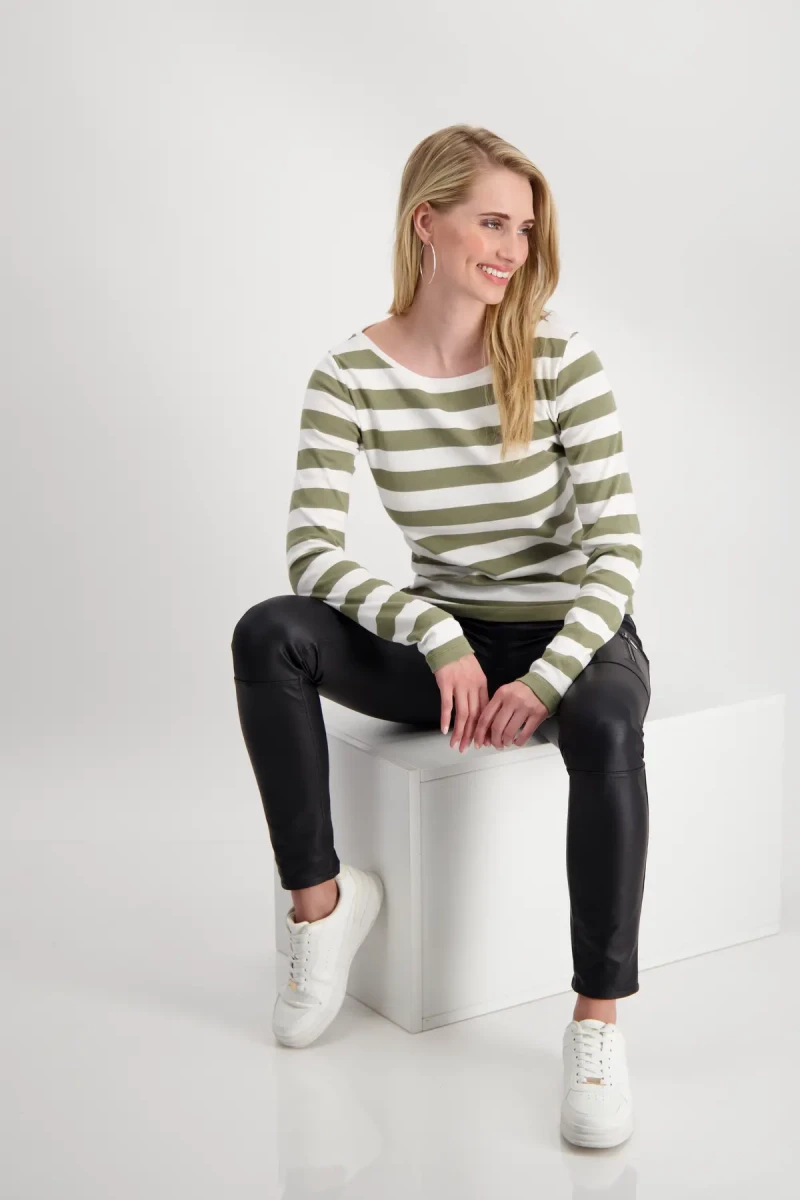 Monari Ringel Shirt Clearance-Verkauf