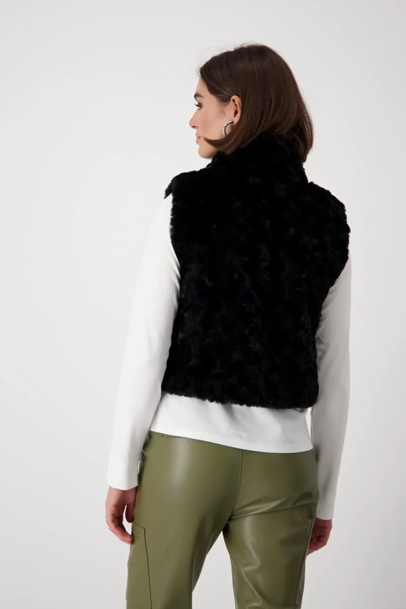 Monari Cropped-Weste mit Taschen Fabrikladen