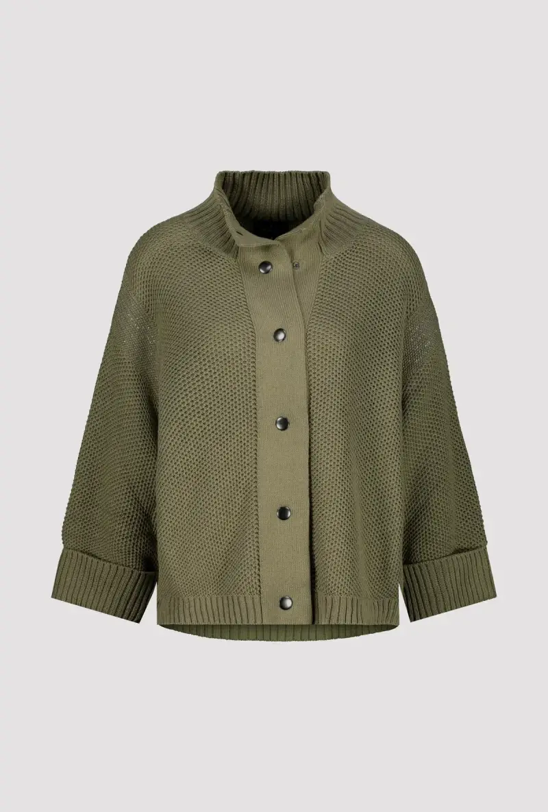 Monari Strickjacke mit Wabenmuster Black Friday Preise