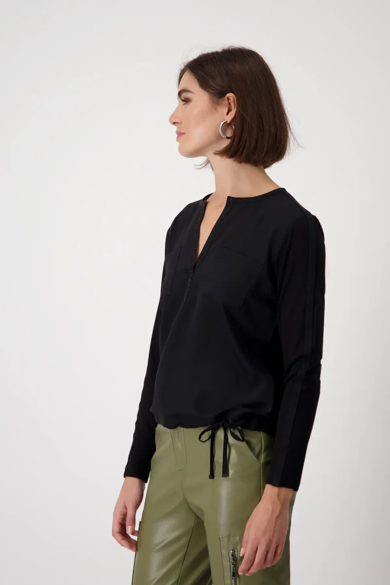 Monari Blusenshirt mit Strasssteine zollfrei