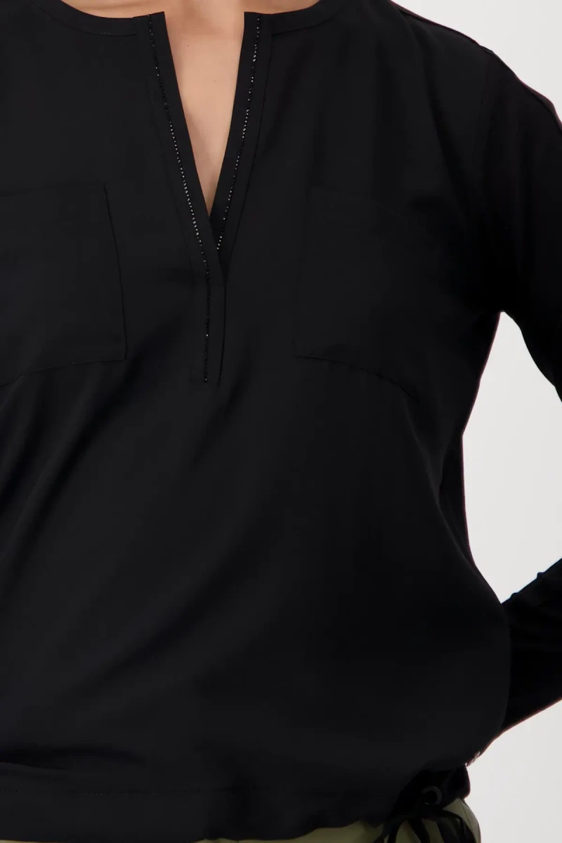Monari Blusenshirt mit Strasssteine zollfrei