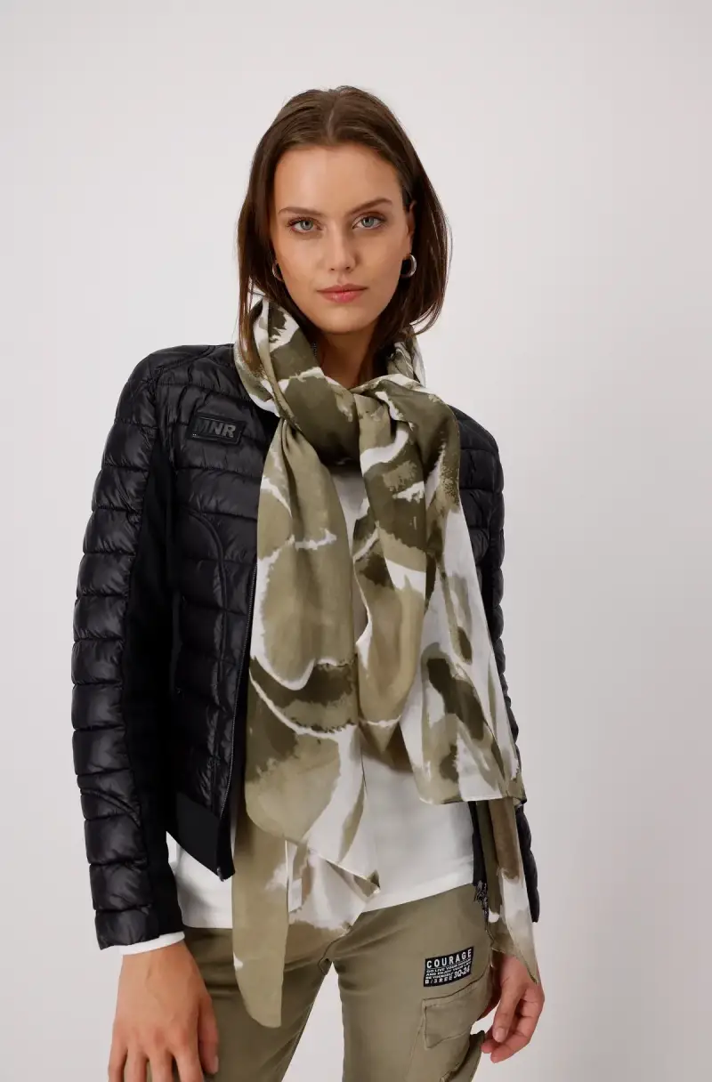 Monari Schal mit Blumenmuster Auslauf