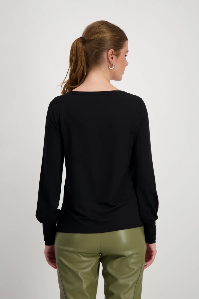 Monari Shirt mit Taschen Print Günstiger Verkauf