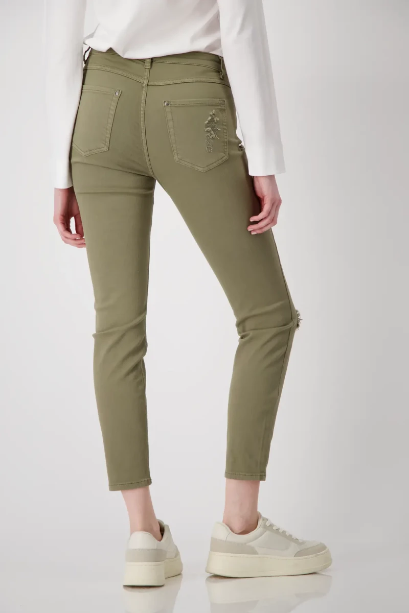 Monari Destroyed Jeans mit Schmuck Fabrikverkauf