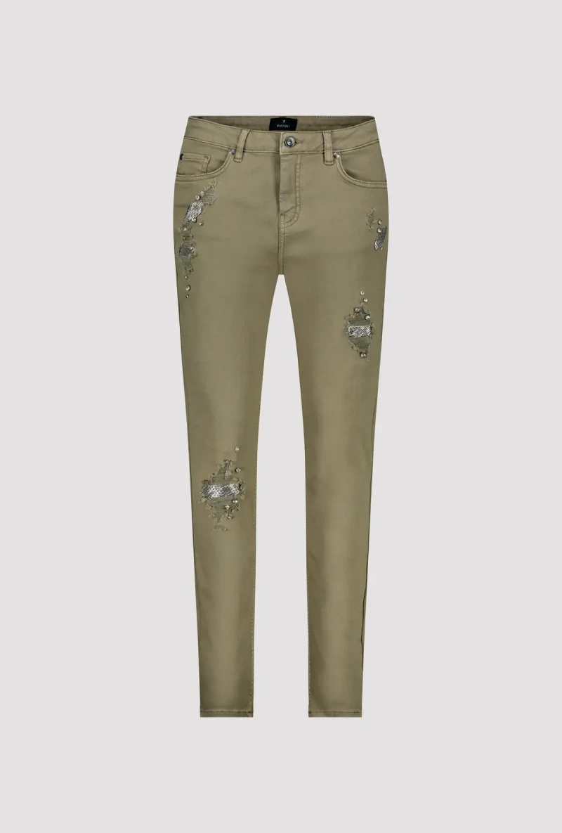 Monari Destroyed Jeans mit Schmuck Fabrikverkauf