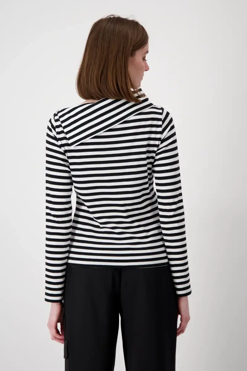 Monari Shirt mit Streifenmuster Meist gekauft