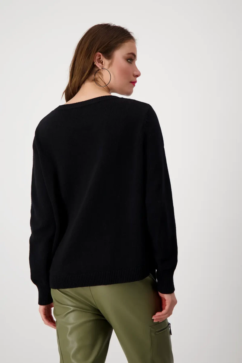 Monari Pullover mit Strass Sonderangebot