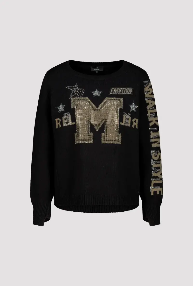 Monari Pullover mit Strass Sonderangebot