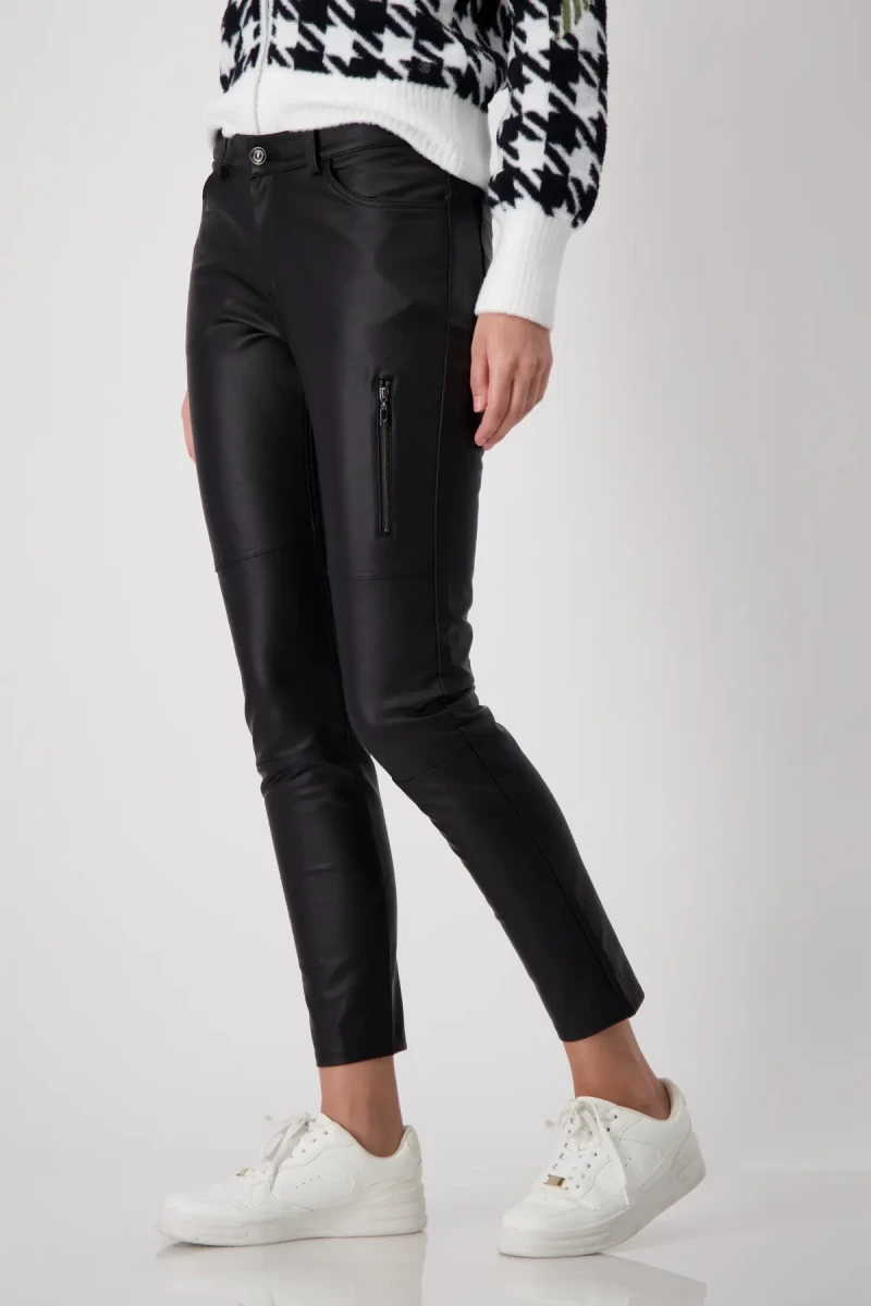 Monari Hose in Lederoptik Rabatt