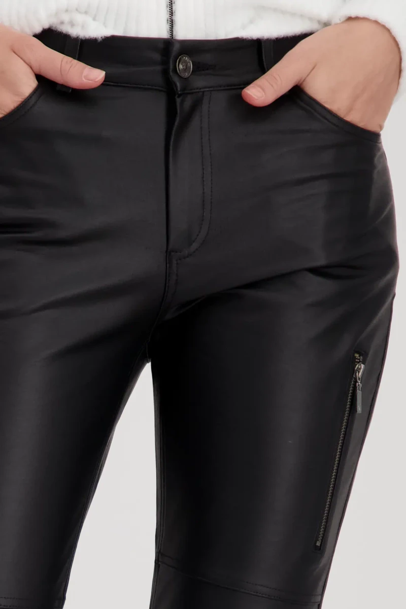 Monari Hose in Lederoptik Rabatt