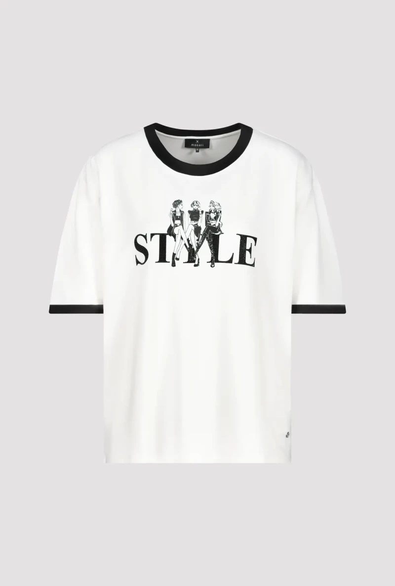 Monari T Shirt mit Frauen Print Versandkostenfrei